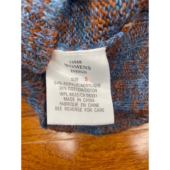 Woolrich Multicolor Hooded Pull Over Sweater Size Women's Small - Picture 5 of 9